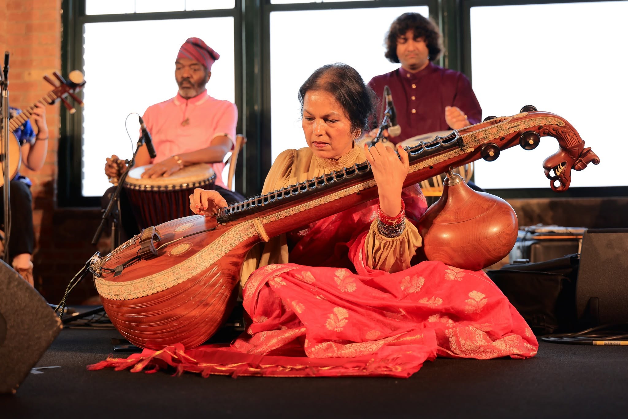 Performers from the Chicago Immigrant Orchestra.